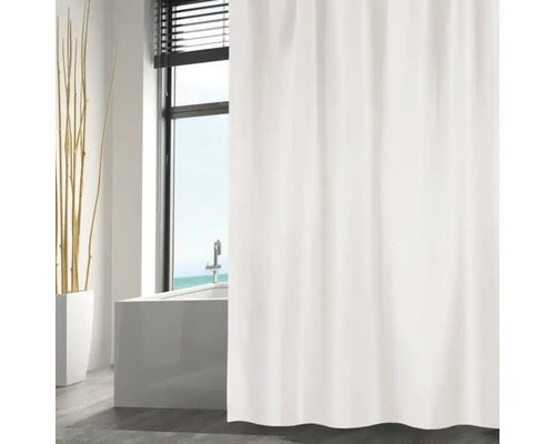 Rideau de douche MSV white peva 240 x 200 cm blanc