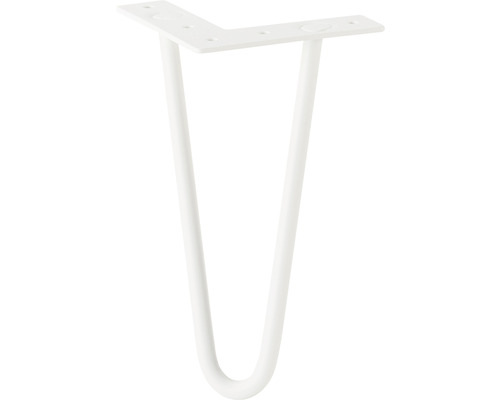 Pied de meuble Tarrox SPIDER Hairpin Ø 58 x 200 mm blanc 1 pièce