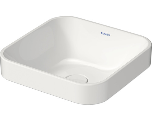 Vasque à poser DURAVIT 40 x 40 cm Happy D.2 Plus blanc 2359400000