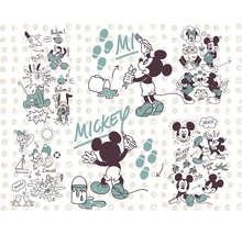 Illustration avec Mickey Mouse et d''autres personnages Disney
