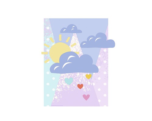 Poster Winnie Pooh Clouds