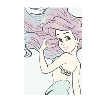 Illustration von Arielle, der Meerjungfrau