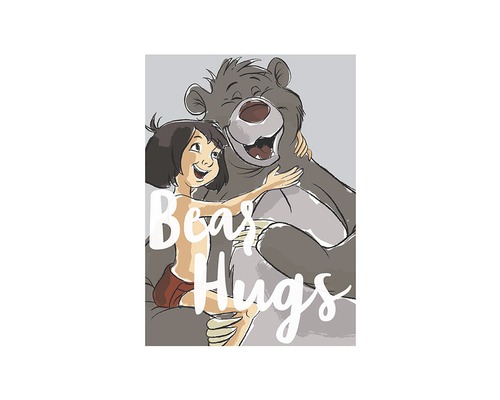Poster Bear Hug 70x50 cm