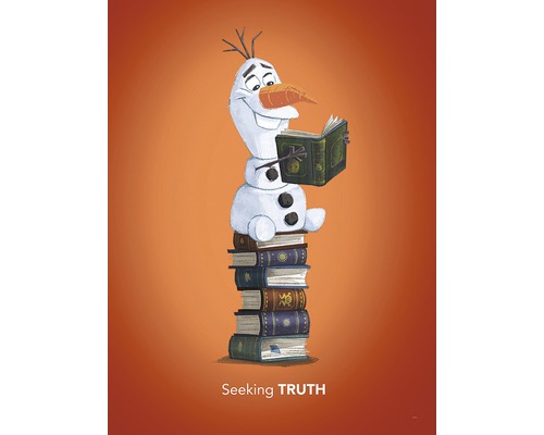 Poster Frozen Olaf Reading 40x30 cm