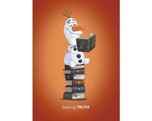 Poster Frozen Olaf Reading 70x50 cm