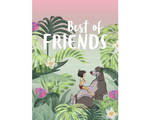 Poster Jungle Book Best of Friends 70x50 cm