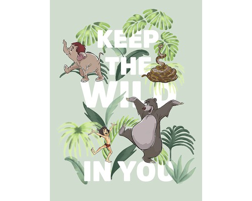 Poster Jungle Book Keep the Wild 40x30 cm