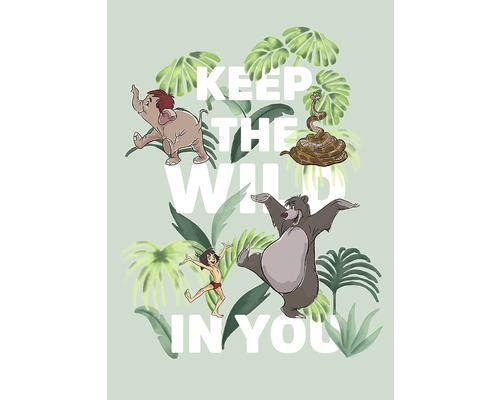 Poster Jungle Book Keep the Wild 70x50 cm