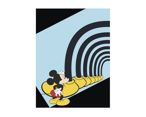 Poster Mickey Mouse Foot Tunnel