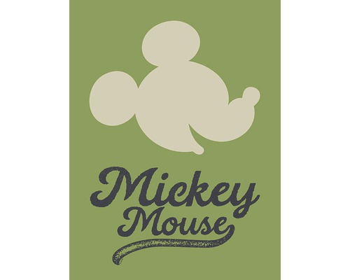 Poster Mickey Mouse Green Head 40x30 cm