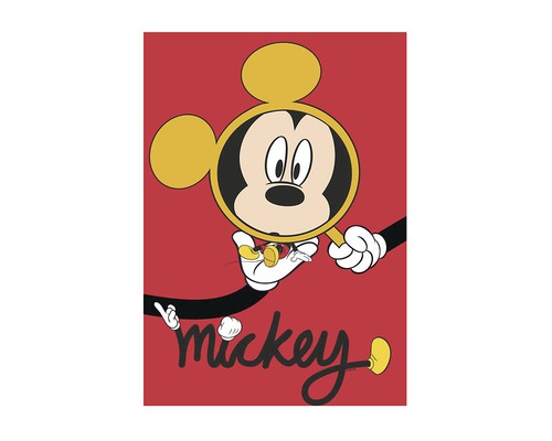 Poster Mickey Mouse Magnifying Glass 40x30 cm
