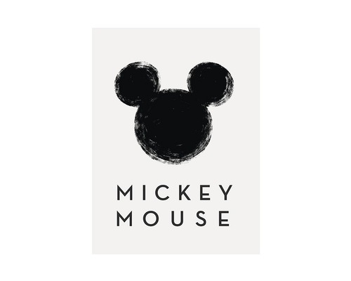 Poster Mickey Mouse Silhouette