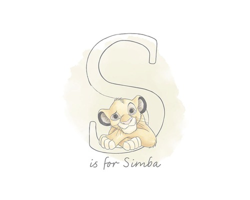 Poster S like Simba 50x40 cm