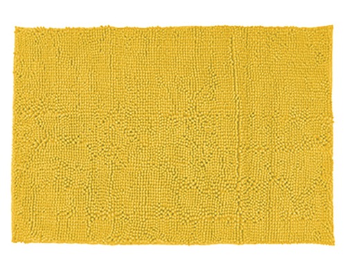Tapis de bain Shania jaune 55x65 cm