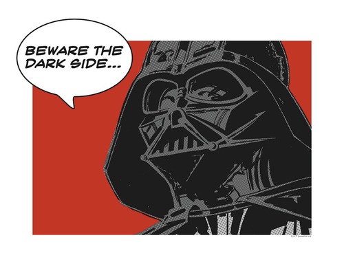 Poster SW Classic Comic Quote Vader