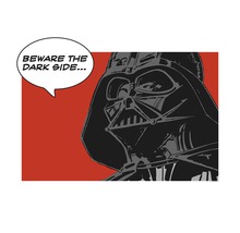 Poster SW Classic Comic Quote Vader 50x70 cm
