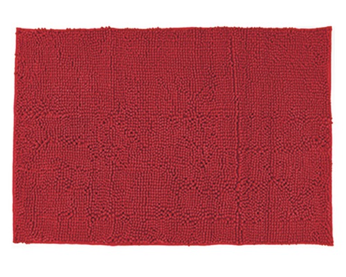 Tapis de bain Shania rouge 60x90 cm