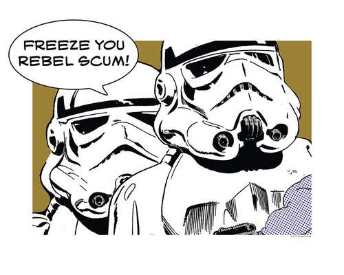 Poster SW Classic Comic Stormtrooper