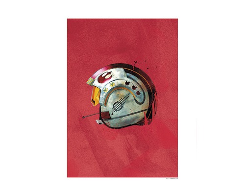 Poster SW Classic Helmets Rebel Pilot 40x30 cm