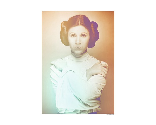 Poster SW Classic Icons Color Leia 40x30 cm