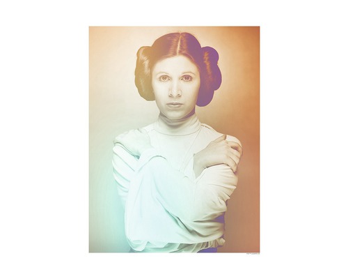 Poster SW Classic Icons Color Leia 50x40 cm