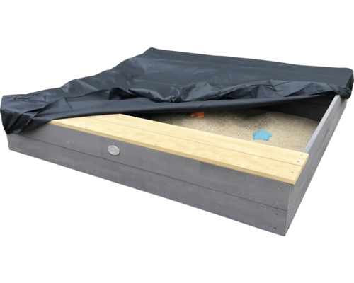 Bac à sable en bois avec couverture pour la protection contre les intempéries