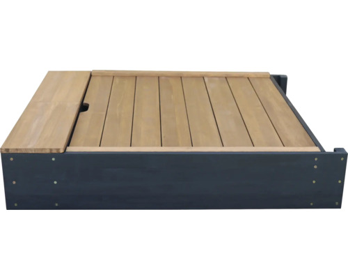Bac à sable en bois avec couvercle
