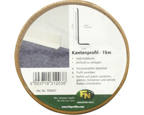 Profil de bordure autocollant, 15 mètres