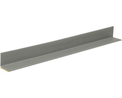 Sockelleiste KU007 grau 18,5 x 18,5 x 5000 mm Kunststoff-Winkelleiste