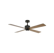 Deckenventilator mit vier Flügeln und integrierter Lampe