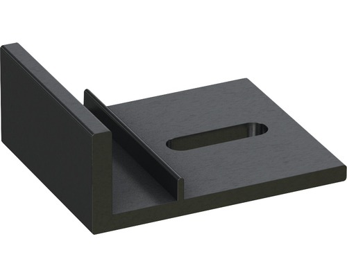 Fixation murale avec vis autoperceuse 50 pièces comprises Equerre de fixation avec trou oblong pour la fixation
