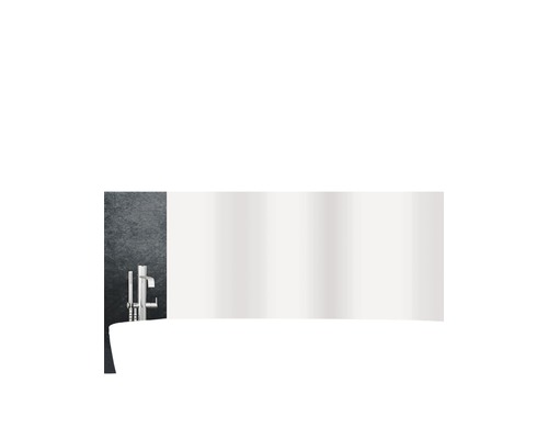 Rideau de douche Diaqua textile Basic blanc 180x200 cm