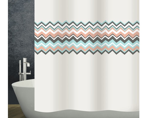Rideau de douche Diaqua textile Missy 240x180 cm