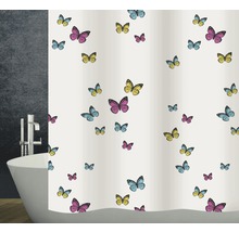 Duschvorhang Diaqua Textil Papillon 240x180 cm-thumb-0