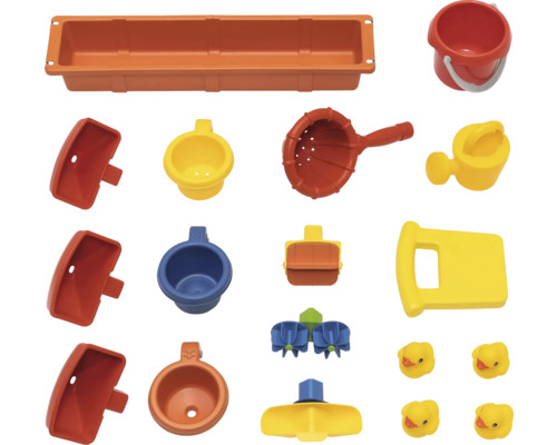 Divers jouets de bain en plastique