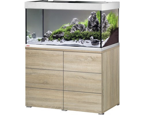 Ensemble d'aquariums EHEIM proximaTEC 250 avec filtre, éclairage LED, chauffage, meuble bas chêne