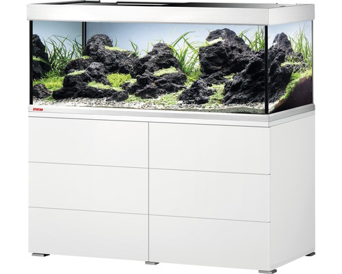 Aquariumkombination EHEIM proximaTEC 325 inkl. Filter, LED-Beleuchtung, Heizer, Unterschrank weiss