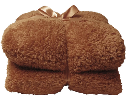 Flauschige Decke mit Schleife