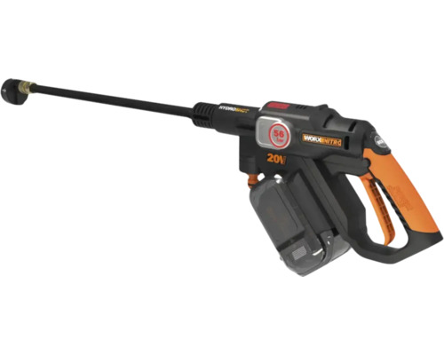 Worx Nitro Akku-Druckreiniger 20V Hydroshot 56 bar WG633E.9 Brushless Motor ohne Akku und Ladegerät Akkudruckreiniger mit Lanze