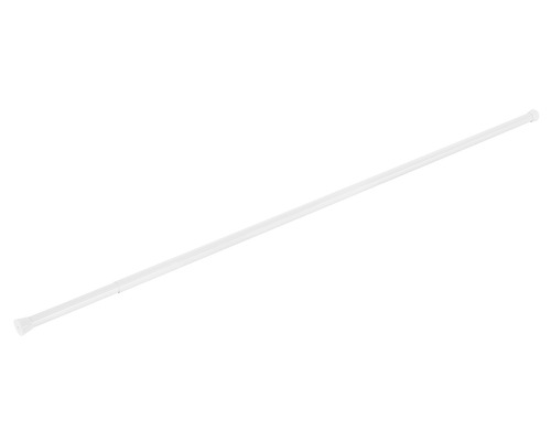Tringle pour rideau de douche Basic blanc 125-230 cm