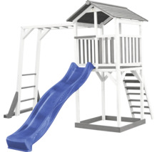 Aire de jeux avec toboggan, échelle et structure d''escalade
