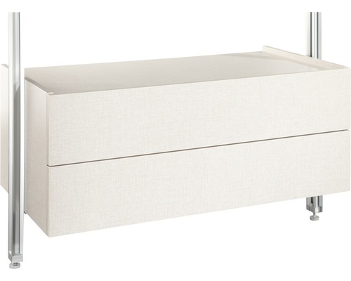 Caisson de tiroir Relax lin beige 900 mm Caisson de tiroir Relax lin beige 900 mm