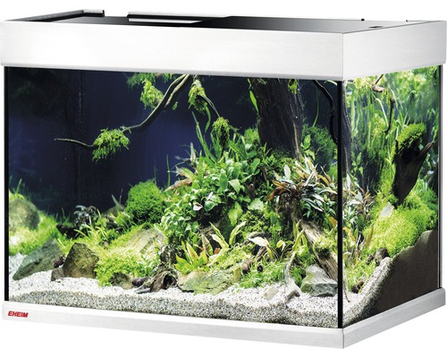 Aquarium EHEIM proximaTEC 175 avec éclairage LED, filtre, chauffage sans meuble bas