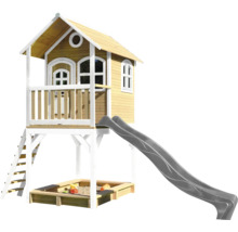Spielhaus mit Rutsche und Sandkasten für den Garten