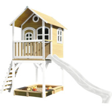 Spielhaus mit Rutsche und Sandkasten für den Garten