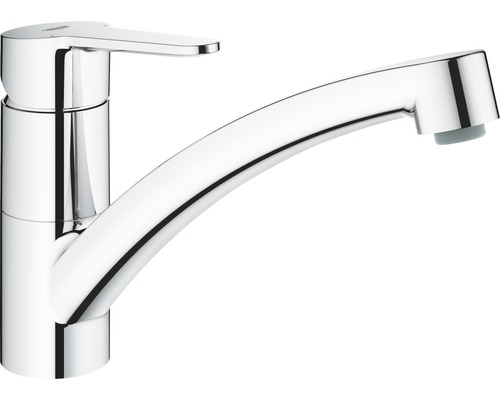 Küchenarmatur aus Metall mit schwenkbarem Auslauf