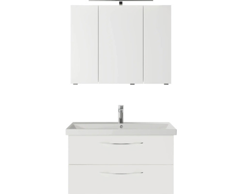 Set de meubles de salle de bains pelipal xpressline 4035 90 cm blanc 3 pièces 4035.0907111150