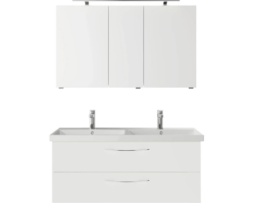 Set de meubles de salle de bains pelipal xpressline 4035 120 cm blanc 3 pièces 4035.1207111150