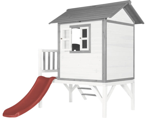 Spielhaus mit Rutsche für den Aussenbereich