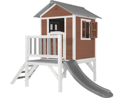 Maisonnette avec toboggan pour le jardin